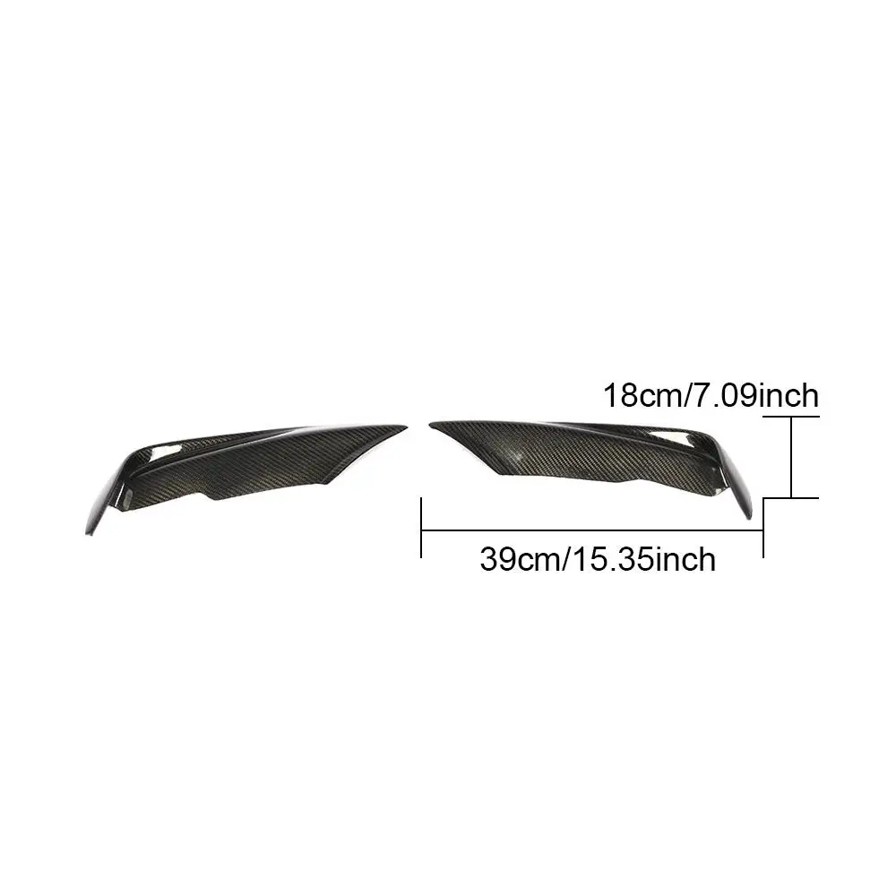 F30 Carbon Fiber Front Bumper Upper Side Splitter Apron for BMW 3 Series 320i 325i 328i 335i 340i 2012+ Splitters | Автомобили и