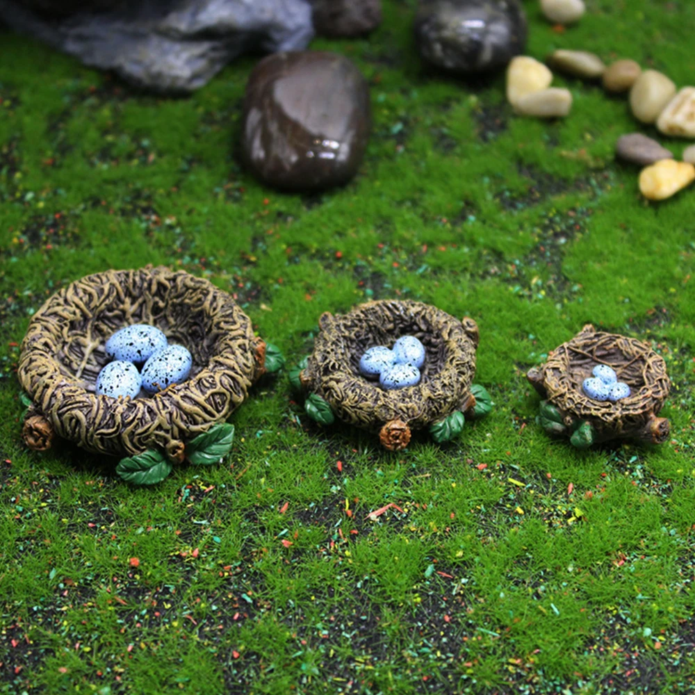 Украшения для сада миниатюрная птица сказочный сад искусственная смола сделай