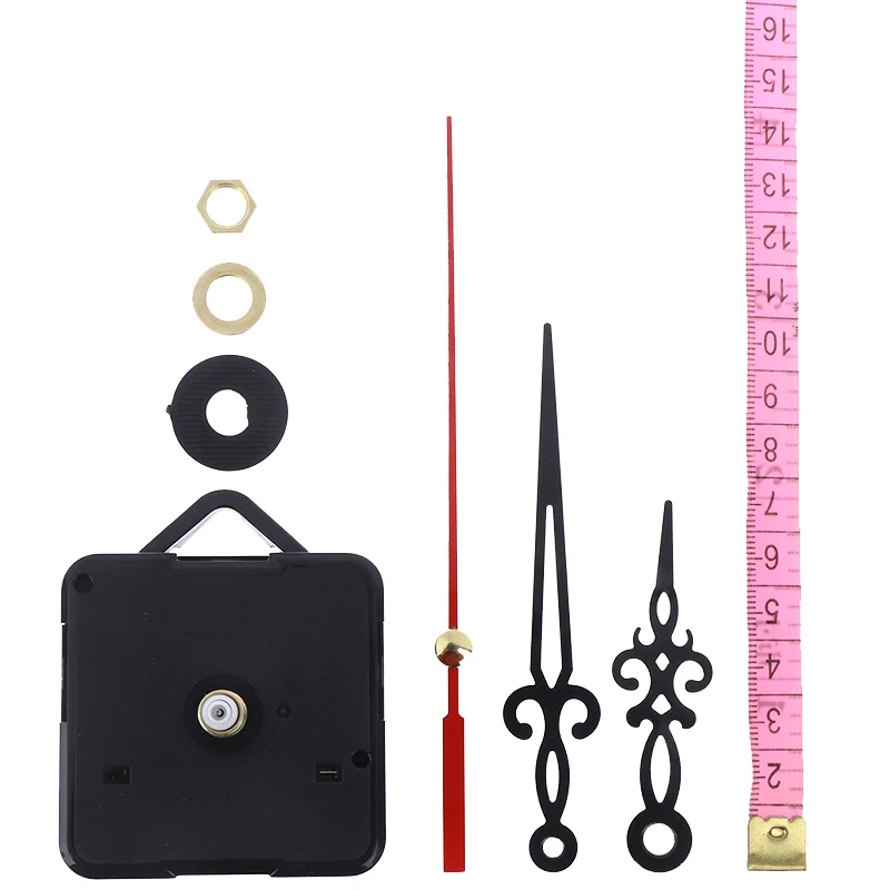 

DIY Clock Hollow Heart Metal Texture Creative Wall Clock Retro Wall Clock Movement Accessories Black Hands Repair Kit