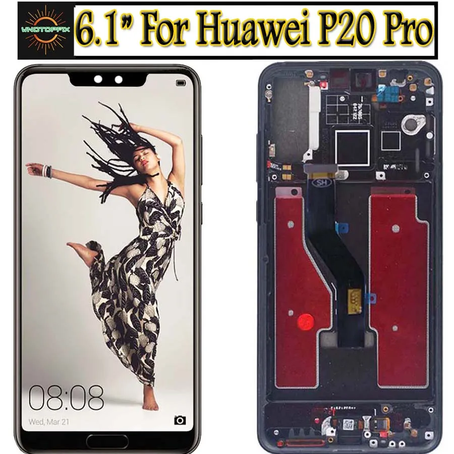 6 1 &quotдля Huawei P20 Pro ЖК дисплей сенсорный экран дигитайзер для сборки запасные части
