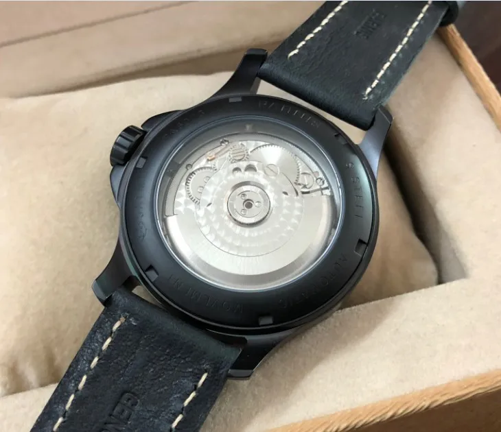 Мужские часы с сапфировым кристаллом 44 мм|Мужские механические часы| |