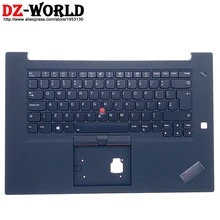 Repaint Shell Palmrest Upper Case With UK English Backlit Keyboard for Lenovo Thinkpad P1 Gen2 X1 Extreme 2nd Laptop  02XR013