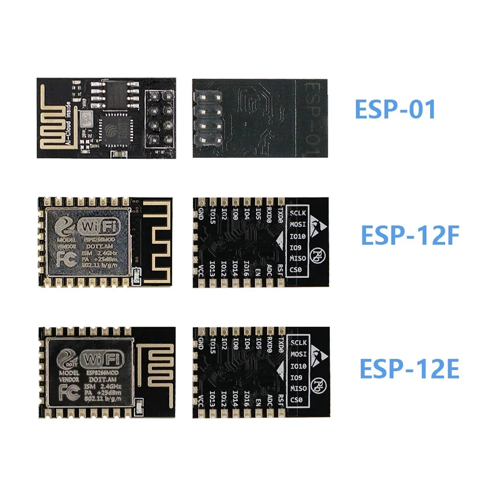 ESP8266 Серийный беспроводной модуль WIFI приемопередатчик ESP 01 01S 07 12E 12F для Arduino