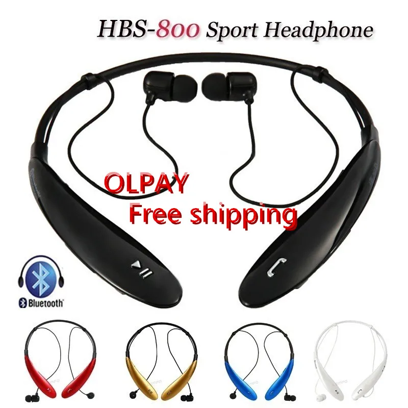 HBS 800 Новый Беспроводной стерео Bluetooth гарнитура музыкальные наушники с функцией