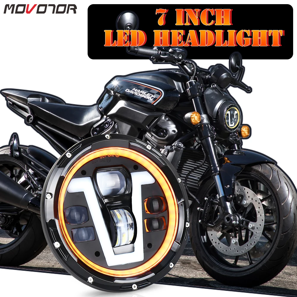 Светодиодная фара H4 дальний и ближний свет белые ДХО для Lada niva Off Road 4x4 мотоцикла