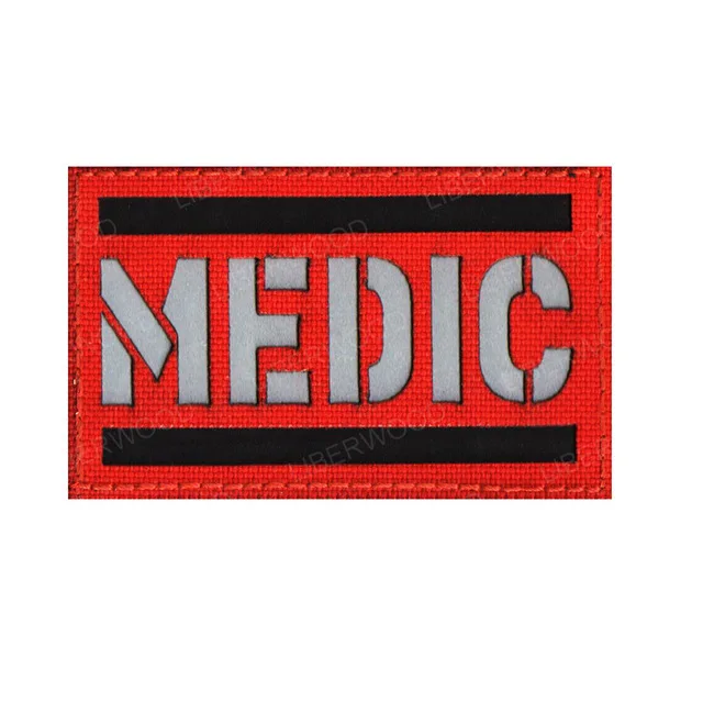 Резиновый 3D ПВХ медицинский фельдшер ЭМТ EMS мед тактический боевой патч черный OPS патч спасательный первый ответчик аппликация значок патч