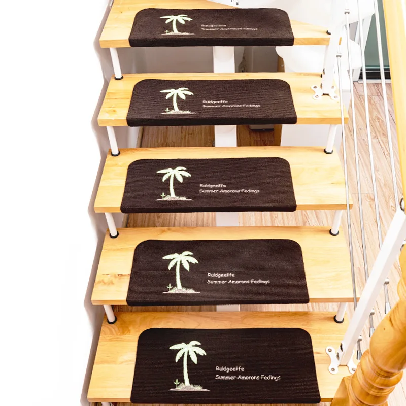 Домашний Декор Многоразовые лестницы ковер 5 шт. светящаяся Кокосовая пальма