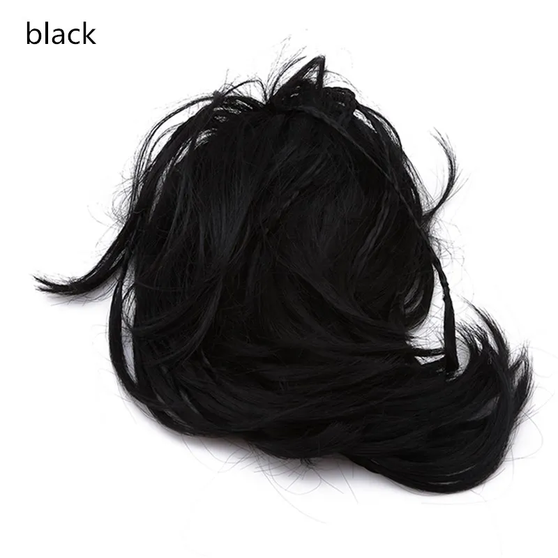 1 шт. Женский обруч для волос из синтетических резинки пучок шиньон