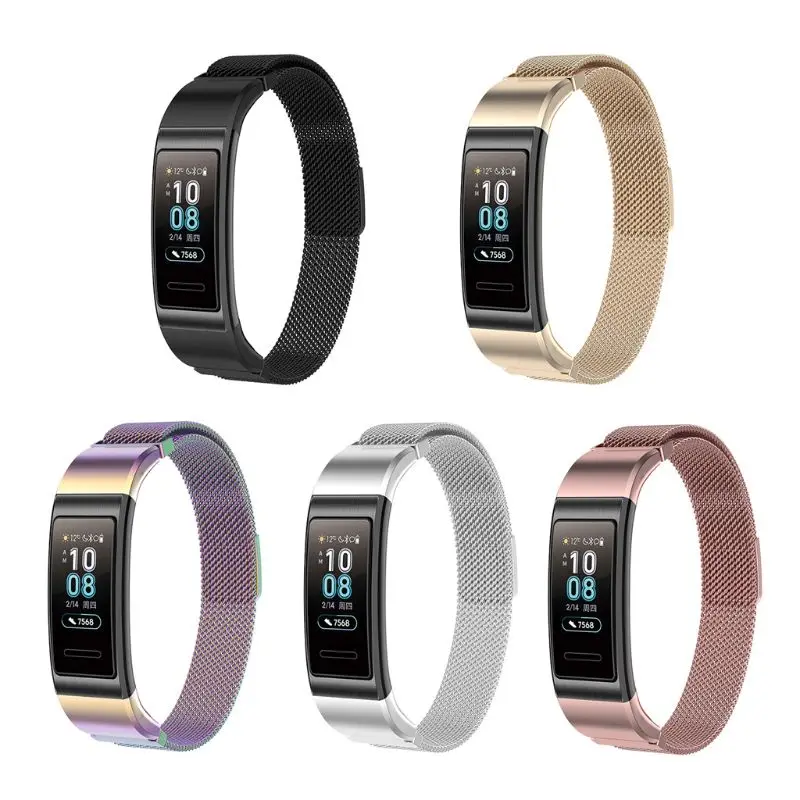 Магнитный ремешок для часов из нержавеющей стали для huawei Honor Band 3/Band 3 Pro TER-B09 TER-B29 браслет