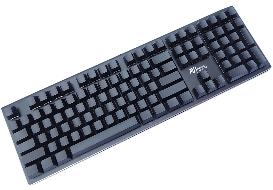 NPKC 125-key одноцветные вишневые профили пустые толстые PBT брелки ANSI ISO для Cherry MX переключатели механической клавиатуры