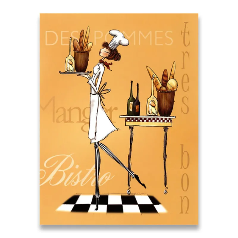 

Абстрактная картина на холсте шеф-повара