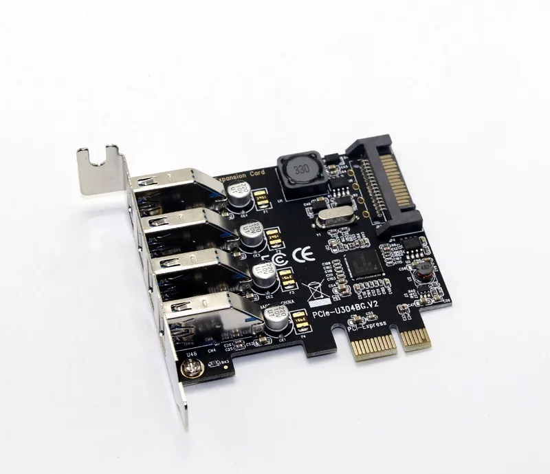 4 порта USB 3 0 5 Гбит/с PCI Express X1 адаптер для карты концентратор Поддержка
