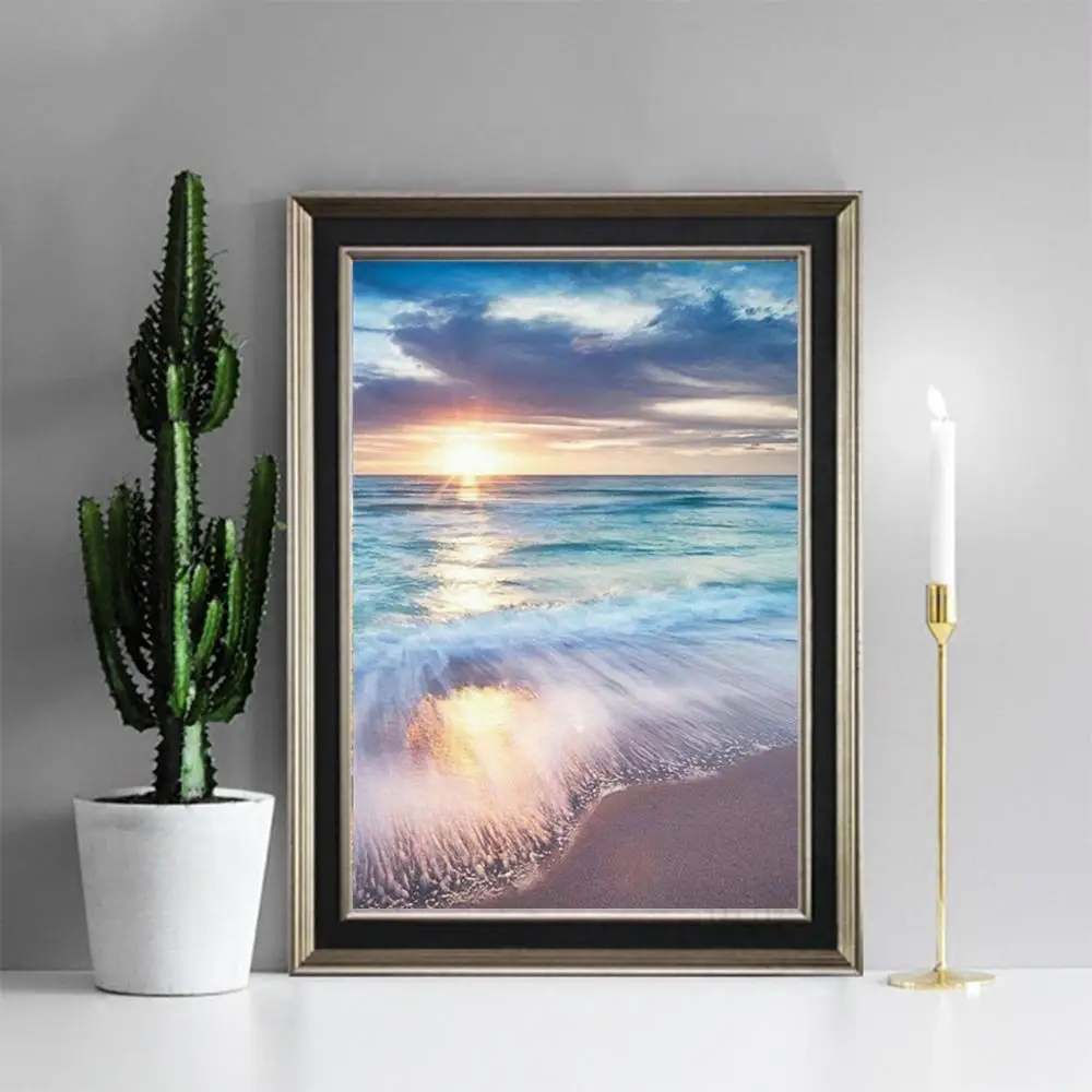 Приморский пейзаж узор 5D сделай сам полностью алмазная вышивка крестиком