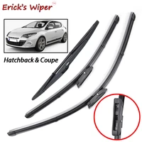 ericks wiper front rear wiper blades set for renault megane 3 hatchback coupe 2008 windshield windscreen window 241614