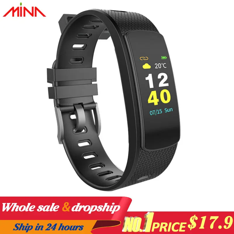 IWOWNfit IWOWN I6 HR C смарт-браслет часы кровяное давление монитор сердечного ритма Смарт-браслет для мужчин и женщин спортивный фитнес-трекер