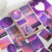 40 pcs ins style stickers aesthetic romantic landscape decorative diy diary album hand made scrapbooking material