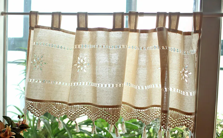 Занавеска для кухни в современном минималистичном стиле занавеска Короткая кафе