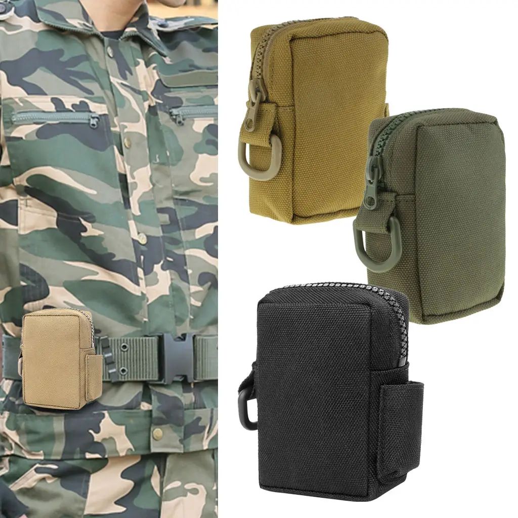 Molle Pouch, Waist Belt Pack Gear Accessories Holder Bag - Compact & Multi Purpose - 3 Colors to Sel