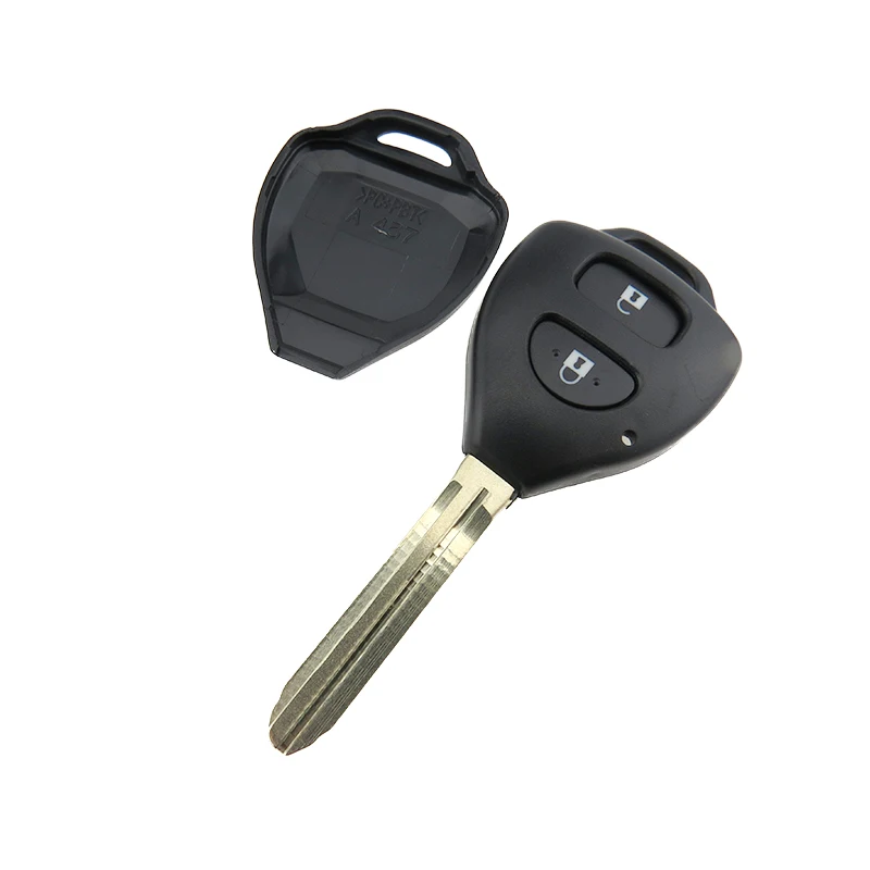 Чехол Hi power для TOYOTA Corolla Rav4 Yaris Avensis Avalon Hilux Echo Tarago Prado|key 2 button|car key shell casefob |