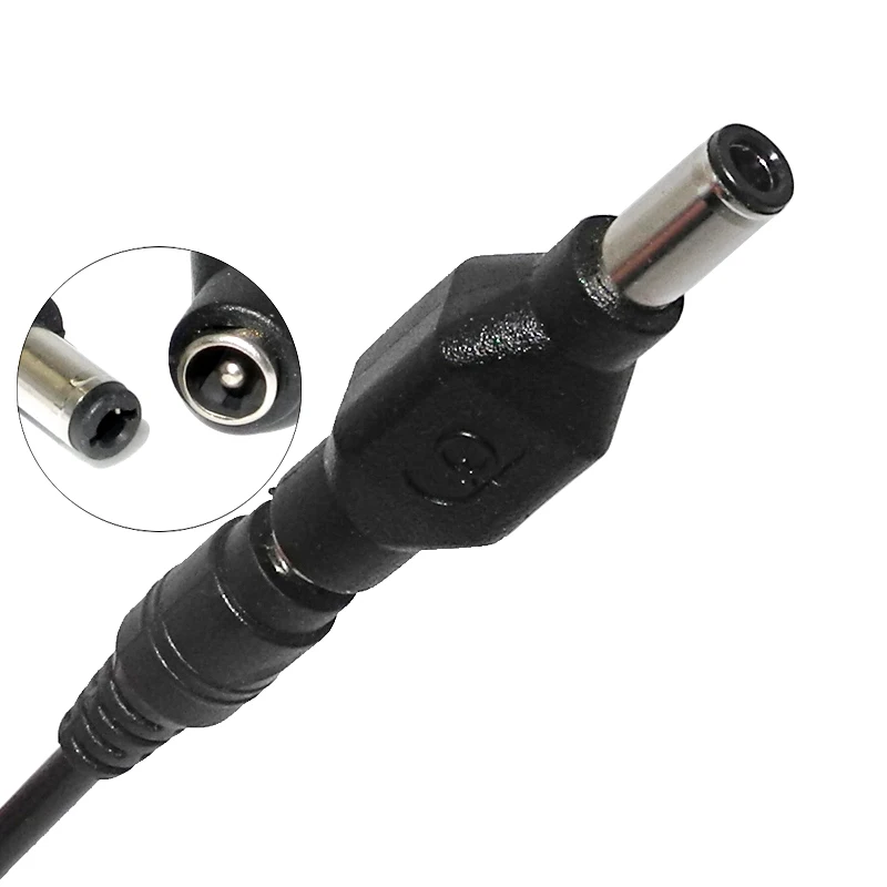 Адаптер питания постоянного тока с внутренней резьбой 5 5*2 1 мм на штекер 6 0*3 7 для