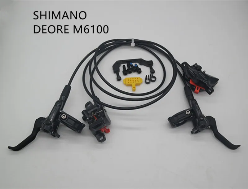 Новая SHIMANO DEORE M6100 2 поршень тормозных колодок горные велосипеды гидравлические