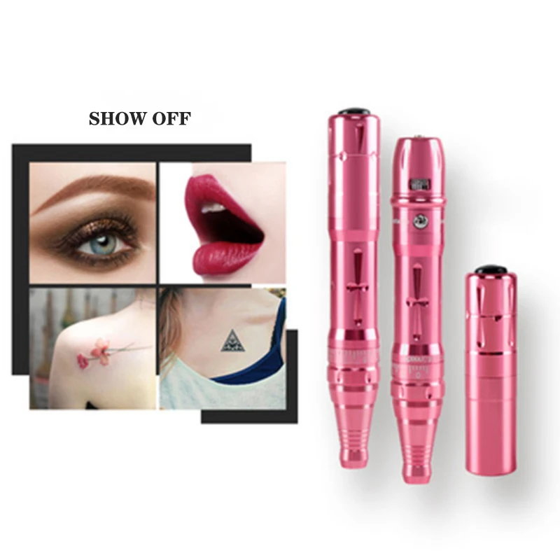 

Wireless Permanent Tattoo Machine all-in-one Rechargeable Dual Battery Eyebrow Lip Bleaching Eyeliner Tattoo Makeup Pen