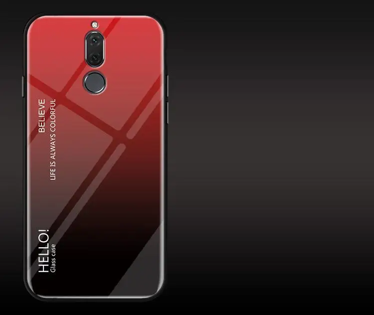 Для Meizu M6T 16s 16XS 16th X8 Чехлы градиентное стекло задняя крышка для Meizu Note9 Note8 M5 Mini M6 Note M5S защитный чехол