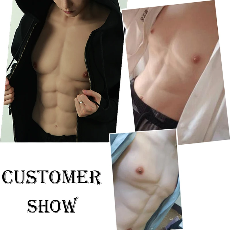 Реалистичная искусственная кожа мягкая силиконовая имитация мышц высокий