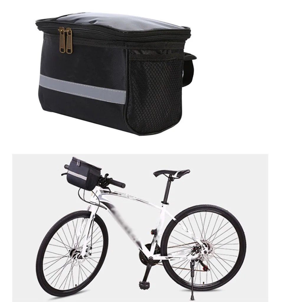 

Сумка для горного велосипеда, сумка на руль велосипеда, передняя корзина, сумка для хранения, уличная Велосумка, велосипедные аксессуары