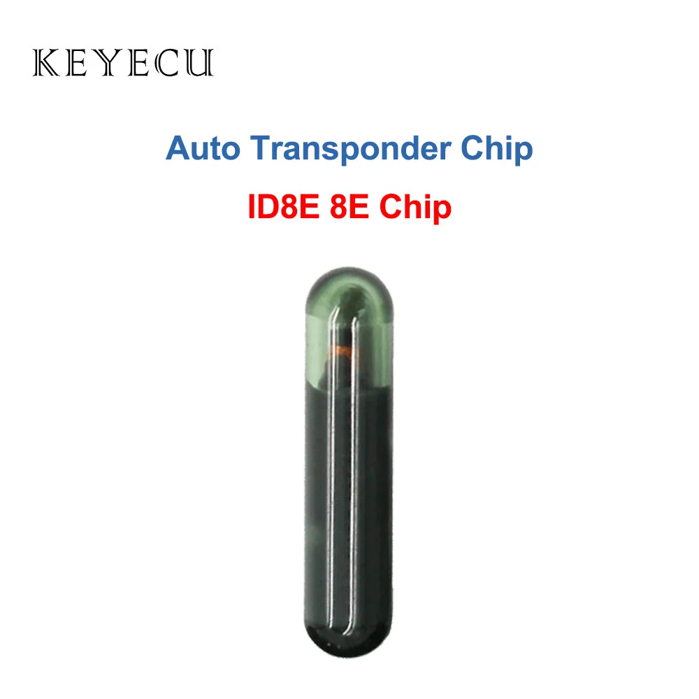 

Keyecu Blank ID8E 8E Chip Glass Auto Transponder Immbolizer Chip for Honda Fit Jazz 2004-2008, for Audi Q7 2006-2011