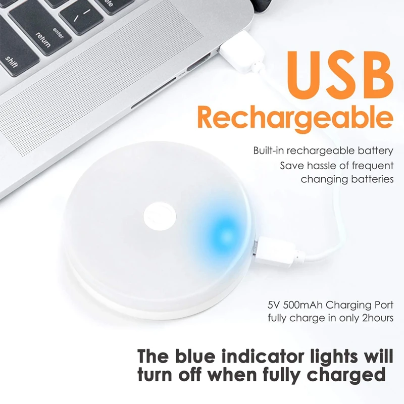 Лучшая Новая версия Usb Перезаряжаемый светодиодный светильник шайба s 4 в