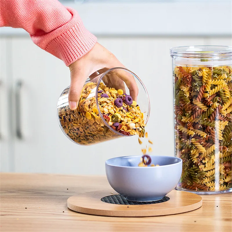 Кухонный Контейнер для хранения пластиковые коробки пищевых продуктов