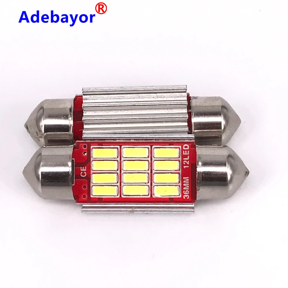 Купольный гирлянда 36 мм 4014 smd Canbus без ошибок светильник C5W супер яркий 12smd для