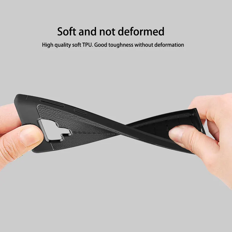 Soft Silicone Case For Samsung Note8 Note9 Note10plus Note20 A10 A20 A30 A50 Fashino Tpu Leather Lexture Anti-knock Back Cover | Мобильные