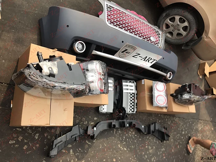 Z ART подтяжки лица PP переднего бампера для Range Rover VOGUE 2005 2008 Модифицированная тюнинг