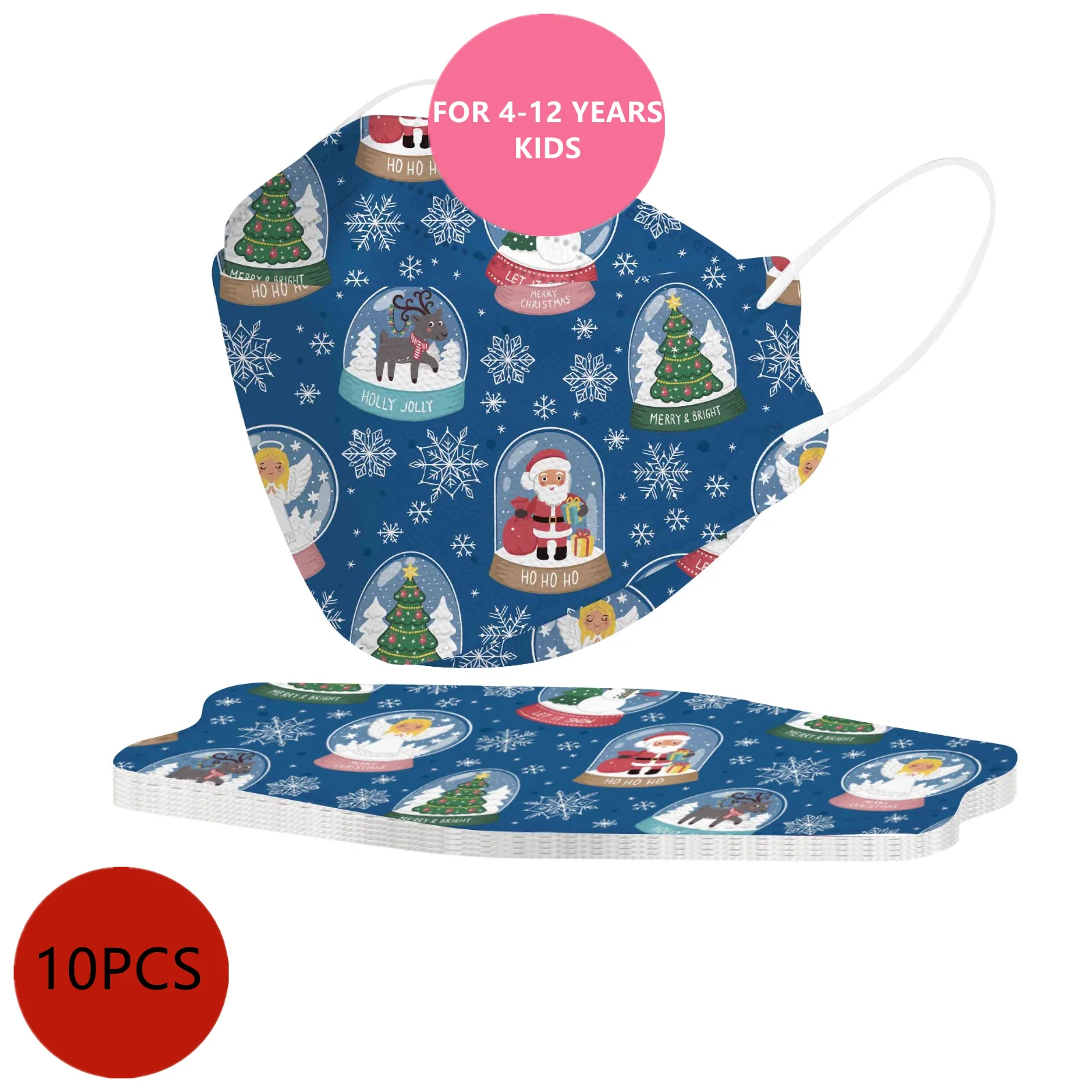 Одноразовая маска для детей Рождественская Детская одноразовая лица девочек