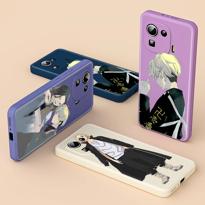 

Tokyo Revengers Anime For Xiaomi 11 11X 10T 10 10S 10i 9 CC9 Lite 8 9SE 5G Ultra LIite Pro Liquid Soft Cover Phone Case