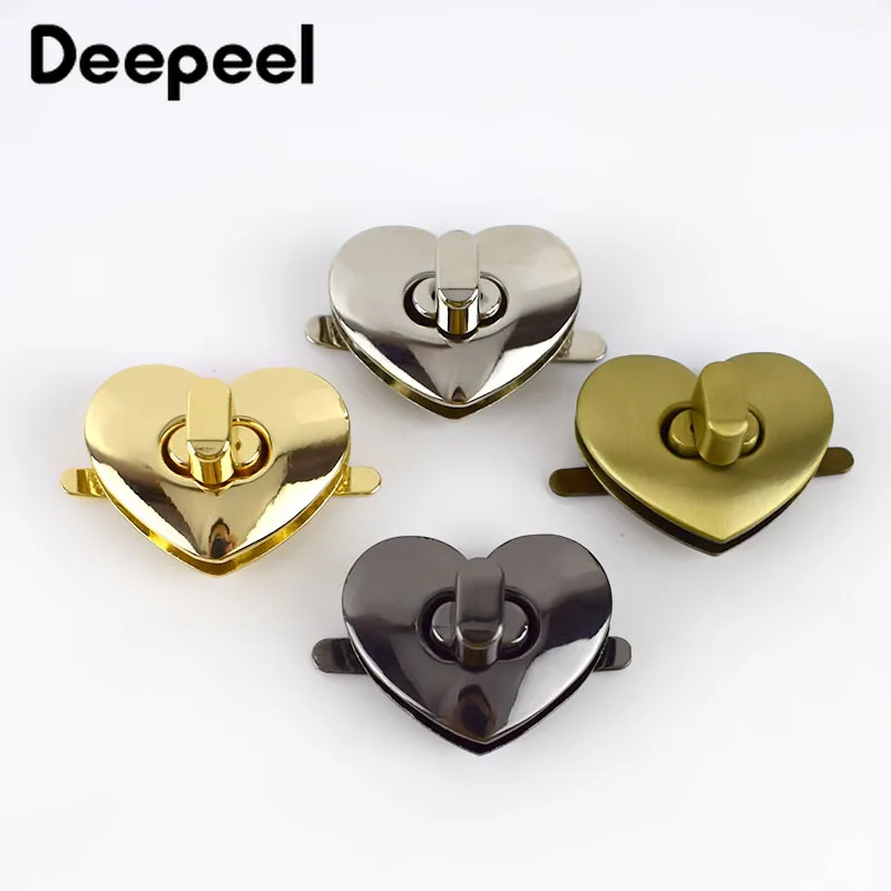 Deepeel 2/5 шт. сумка металлическая застежка поворотный замок Застежки DIY сумки из