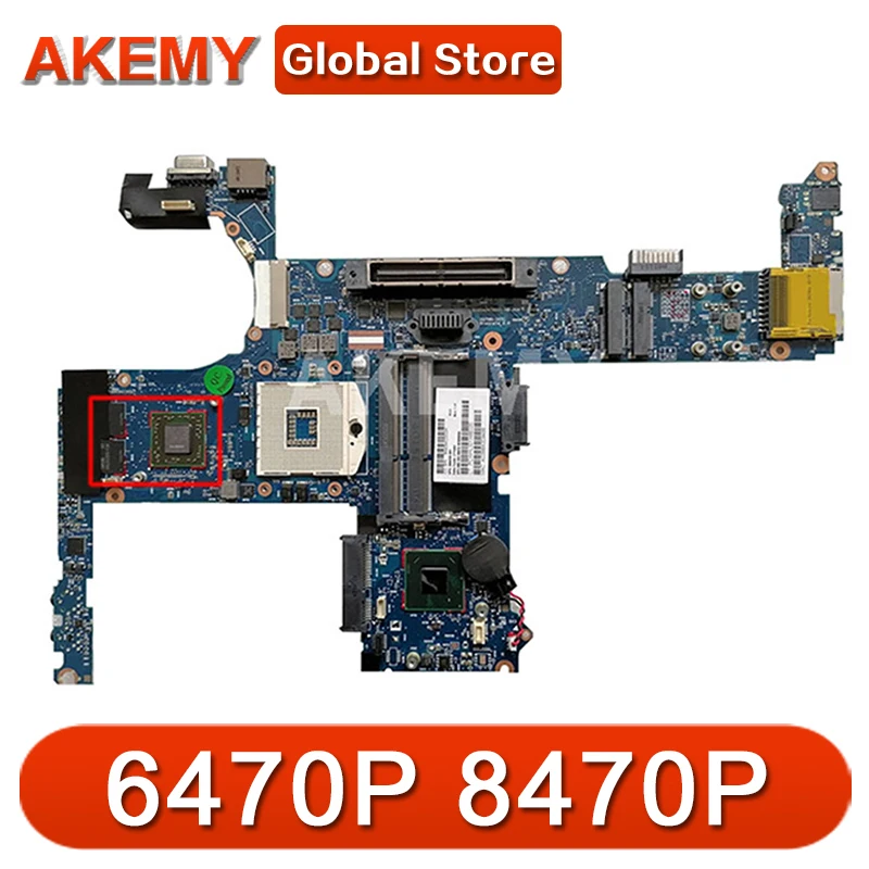 

686042-001 686042-601 для HP EliteBook 6470P 8470P 8470W материнская плата для ноутбука 6050A2470001 материнская плата SLJ8A 216-0833018 100% протестирована