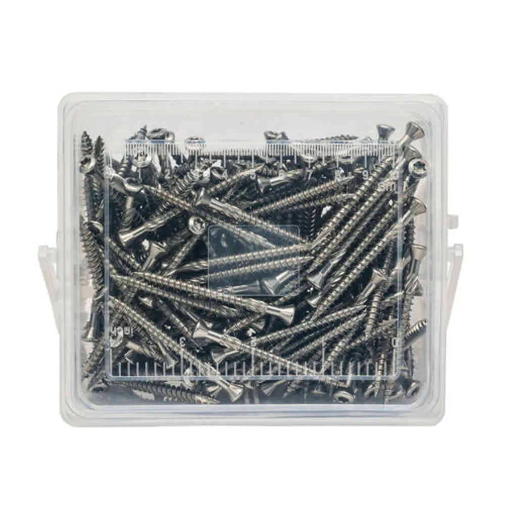 Винты накатанные из нержавеющей стали Torx тип 17 (#10x2-3 /8 дюймов)- 5 фунтов/коробка |