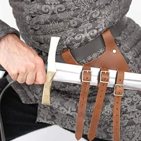 medieval viking axe hatchet tomahawk holster leather sword holder frog belt ax hang wildling knight cosplay costume for war larp