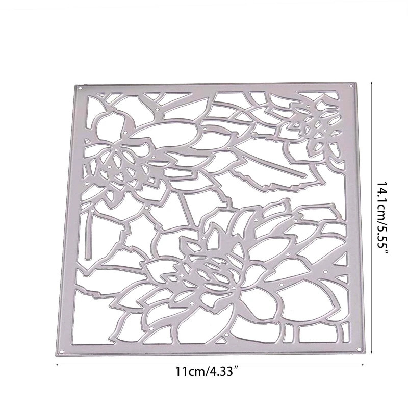 

The Peony Metal Cutting Dies Stencil DIY Scrapbooking Embossing Paper Card X7JE