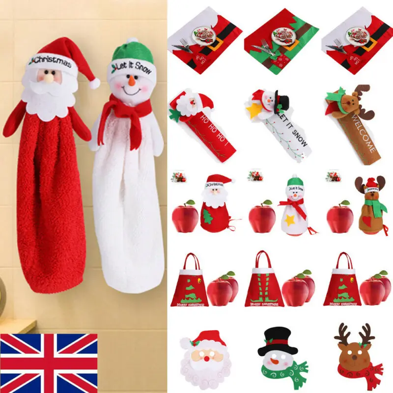 Новая модная Рождественская сумка для конфет яблок ужин Pad холодильник ручной