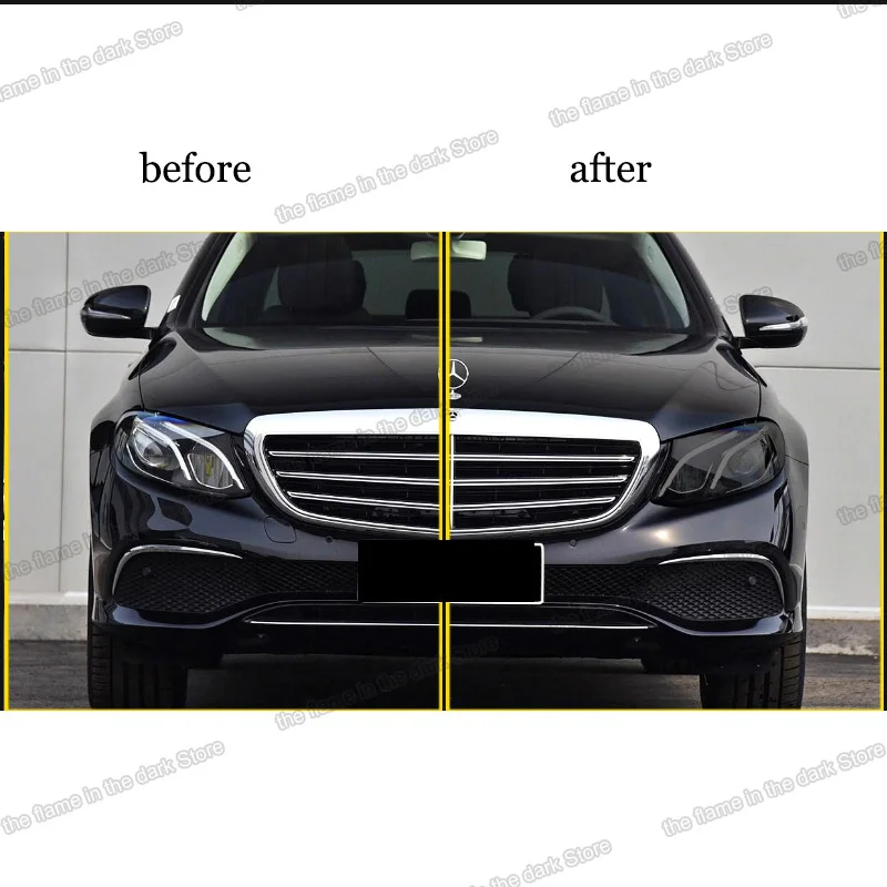 car headlight anti-scratch protective film for mercedes benz S class 2014 2015 2016 2017 2018 2019 W222 accessory sticker c217 | Автомобили