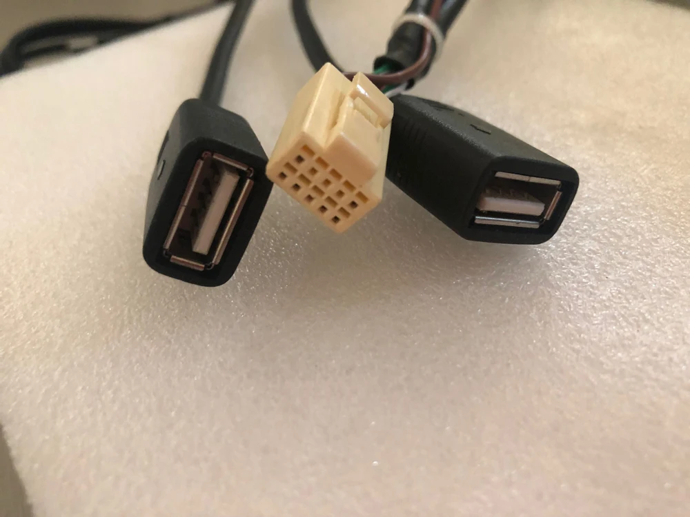USB кабель для android автомобильного радио длинный usb двойной Головной блок 10