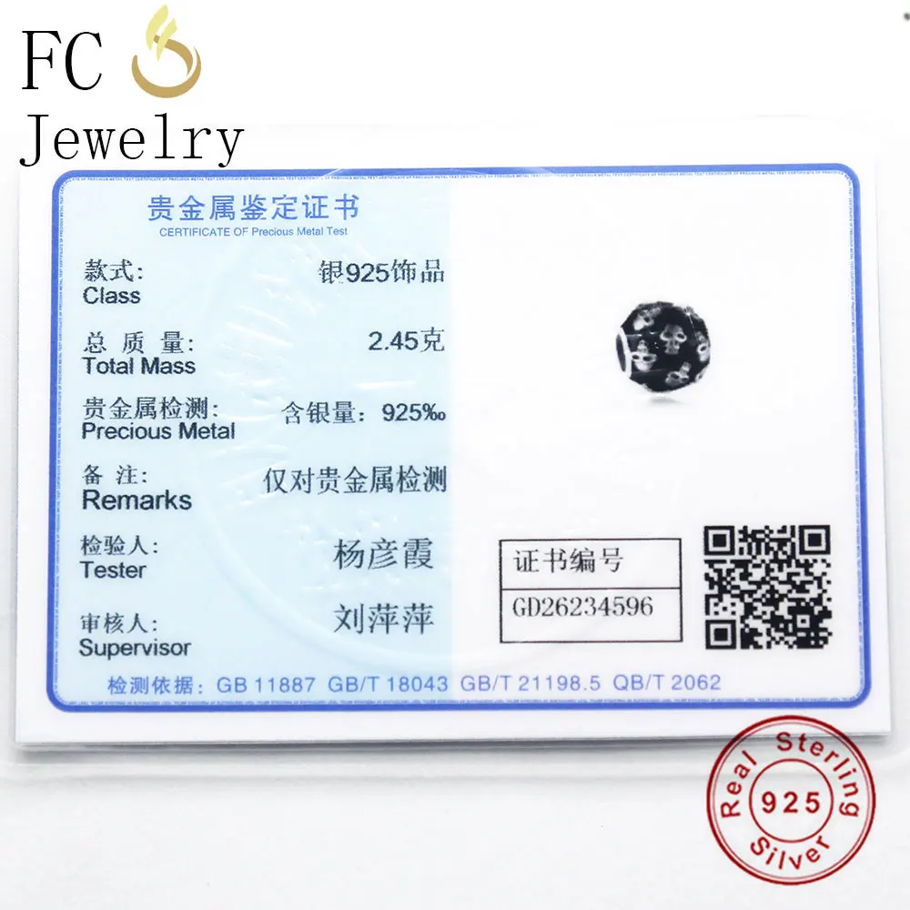 FC ювелирные изделия Подходит для оригинального браслета Pandora 925 Стерлинговое