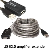 5101520m usb 2 0 cable male to female active repeater extension extend mf usb to usb cable cord usb adapter amplifier chip
