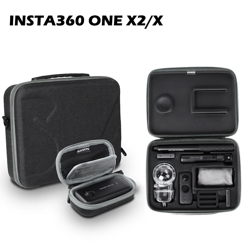 

Сумка для хранения Insta360 ONE X2/X, Жесткий Чехол, Наплечная Сумка, полный аксессуар, чехол для камеры Insta360 ONE X2/X