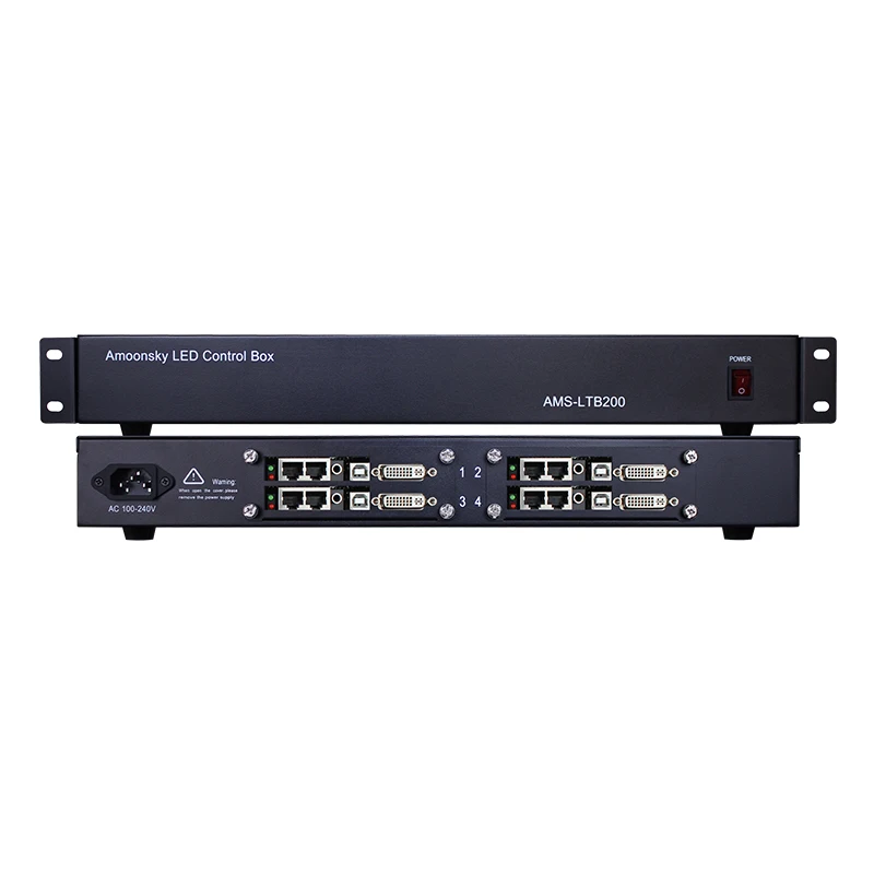 AMS-LTB200 светодиодный блок отправителя с 4 шт. Linsn ts802d 802d novastar msd300 colorlight s2