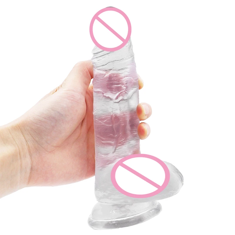 Огромный Кристальный фаллоимитатор 7 87 дюйма для женщин секс игрушки G spot не
